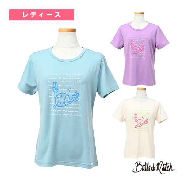 [バルデマッチ ウェア（レディース）]ジェルプリントTシャツ／レディース（BDM-E1212）