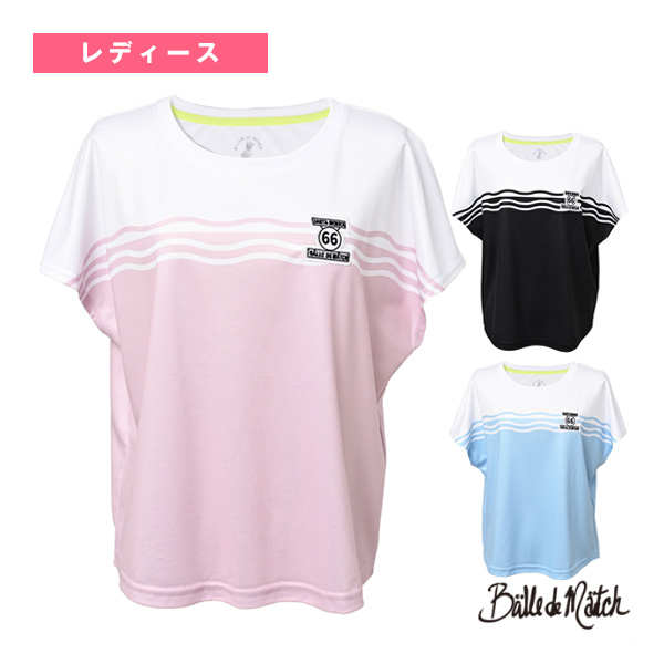 [バルデマッチ ウェア（レディース） ]ウエーブデザインTシャツ レディース BDM-F1205