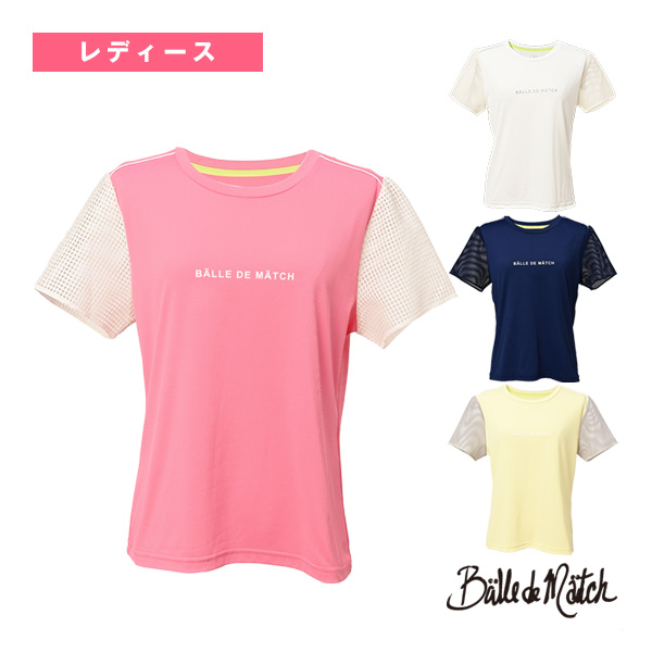 [バルデマッチ ウェア（レディース） ]ブロックレースデザインTシャツ レディース BDM-F1212