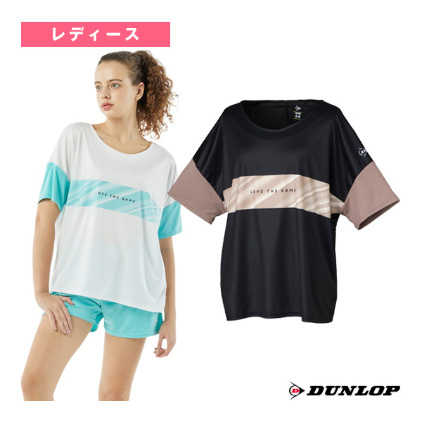 [ダンロップ ウェア（レディース）]2025年02月中旬【予約】オーバーサイズTシャツ レディース DAL-8520W