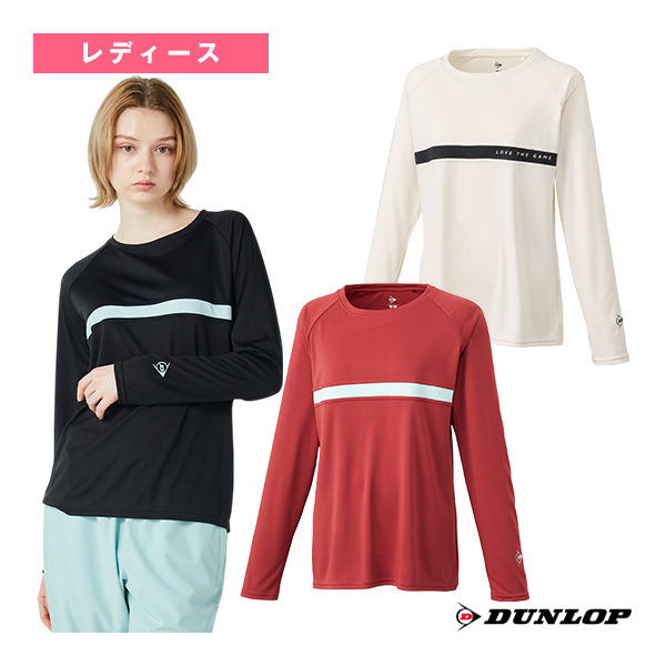 [ダンロップ ウェア（レディース） ]2025年07月中旬【予約】ロングスリーブTシャツ レディース DAL-8563W