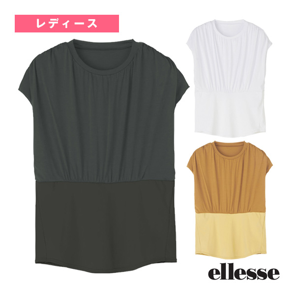 [エレッセ ウェア（レディース） ]GSファーストツアーショートスリーブギャザーシャツ GS 1st TOUR SS Gathered Shirt レディース EW024111AS