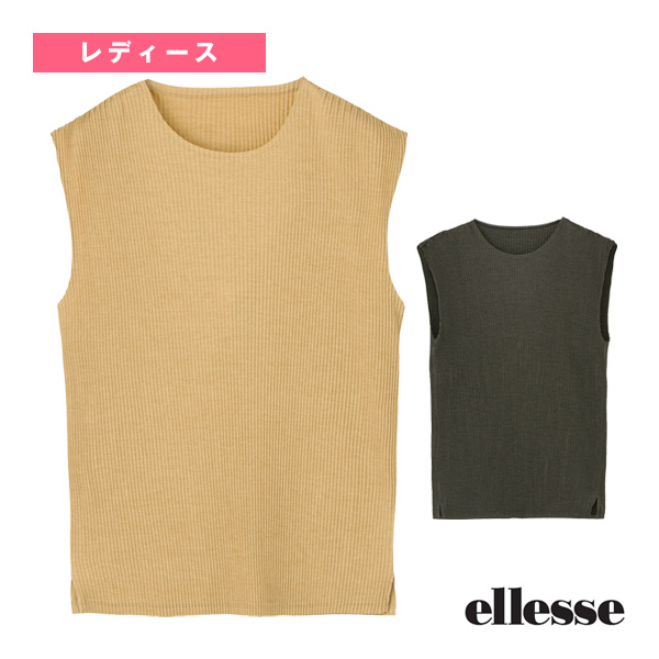 [エレッセ ウェア（レディース） ]プレイプリーツフレンチスリーブシャツ play pleats French Sleeve Shirt レディース EW024131