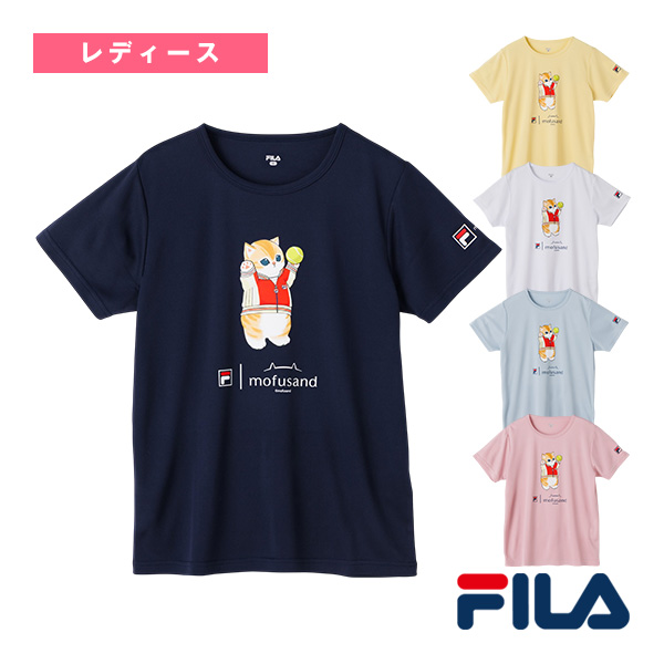 [フィラ ウェア（レディース） ]FILA×mofusand メッシュショートスリーブティーシャツ レディース CE6SAW820