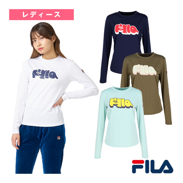 [フィラ ウェア（レディース） ]2026年09月上旬【予約】ロングスリーブグラフィックTシャツ レディース CZ6FGW025