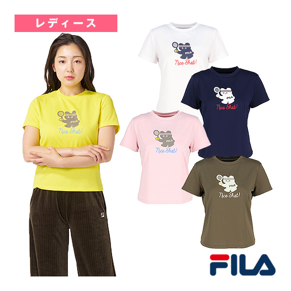[フィラ ウェア（レディース） ]2026年09月上旬【予約】グラフィックTシャツ レディース CZ6FGW026