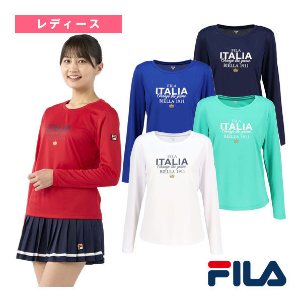 [フィラ ウェア（レディース） ]2026年03月上旬【予約】ロングスリーブグラフィックTシャツ レディース CZ6SGW043