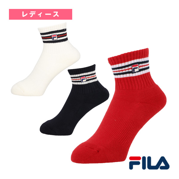 [フィラ ウェア（レディース） ]ライン入りソックス レディース CZ6XGW002