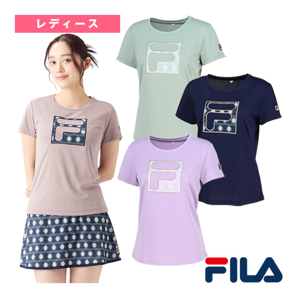 [フィラ ウェア（レディース）]2025年03月上旬【予約】アップリケTシャツ レディース EL0005