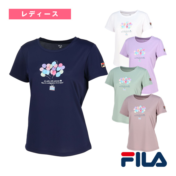 [フィラ ウェア（レディース）]2025年03月上旬【予約】グラフィックTシャツ レディース EL0024