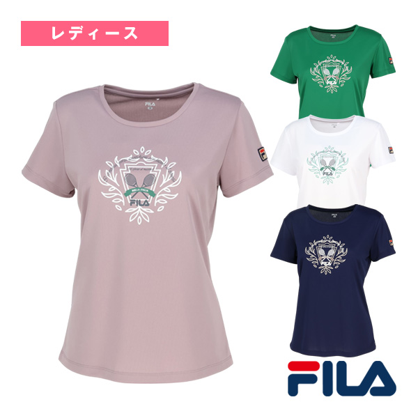 [フィラ ウェア（レディース）]2025年02月上旬【予約】グラフィックTシャツ レディース EL0043