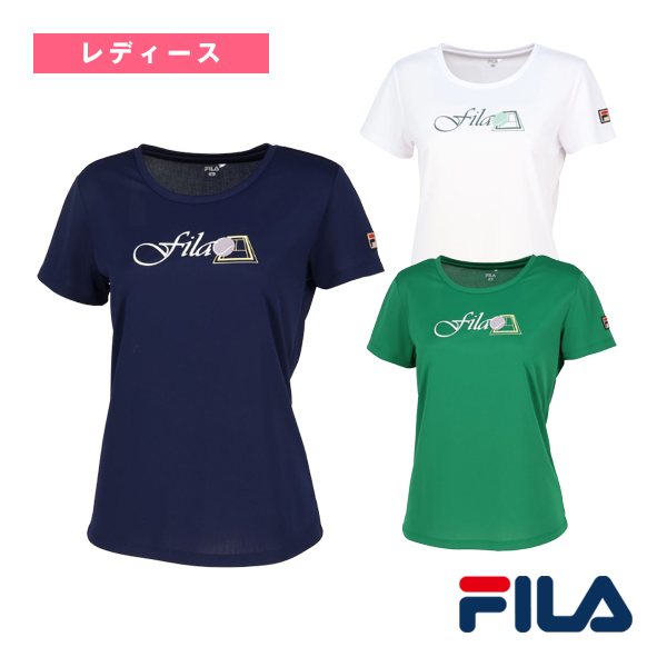 [フィラ ウェア（レディース）]2025年02月上旬【予約】グラフィックTシャツ レディース EL0046