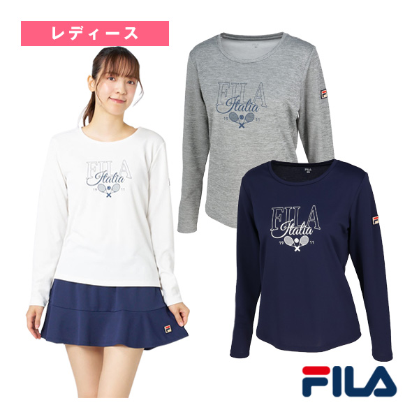 [フィラ ウェア（レディース） ]2025年08月上旬【予約】ロングスリーブグラフィックTシャツ レディース EL0209
