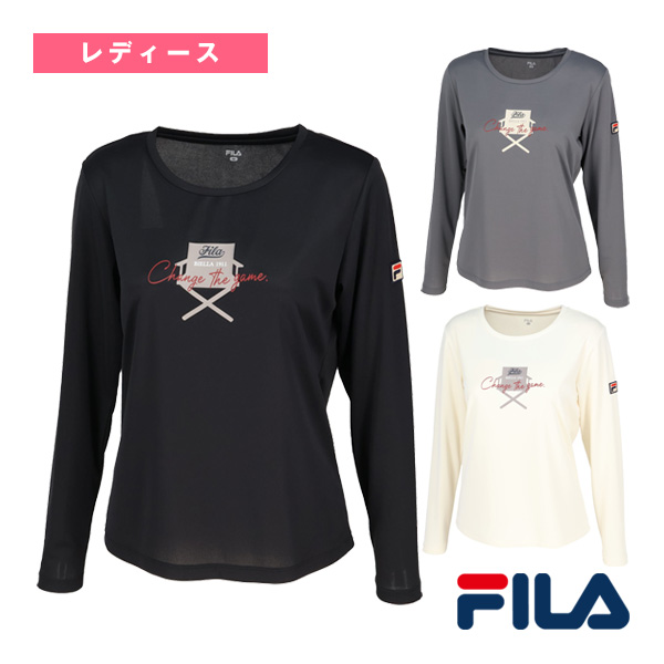 [フィラ ウェア（レディース） ]2025年09月上旬【予約】ロングスリーブグラフィックTシャツ レディース EL0248
