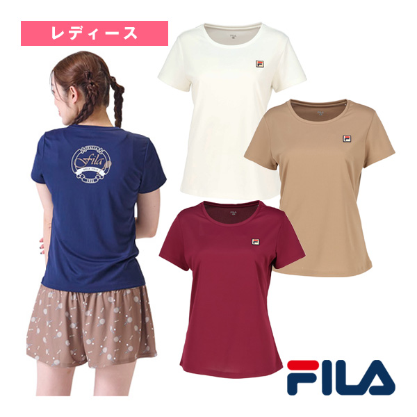 [フィラ ウェア（レディース）]バックプリントTシャツ／レディース（VL2953）