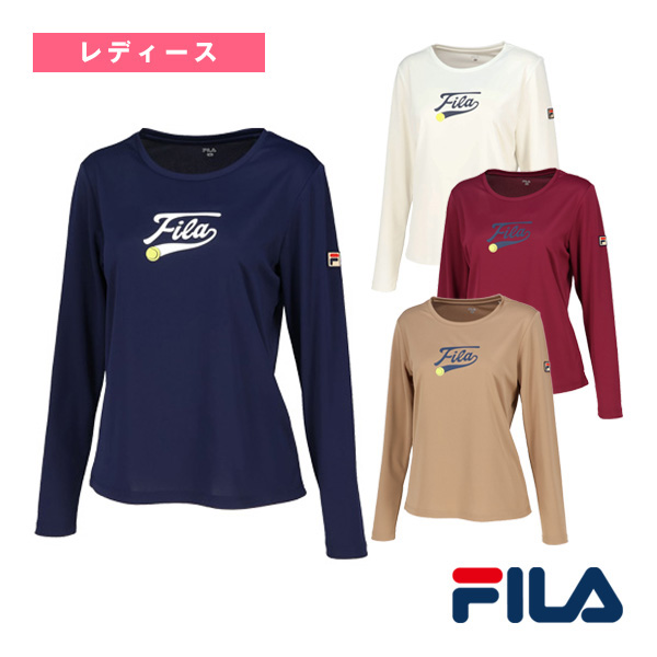 [フィラ ウェア（レディース）]ロングスリーブTシャツ／レディース（VL2954）