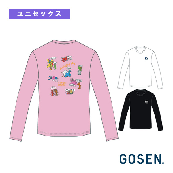 [ゴーセン ウェア（メンズ/ユニ） ]2026年10月下旬【予約】GOSEN×SESAME STREET プラクティスロングTシャツB ユニセックス LSS05