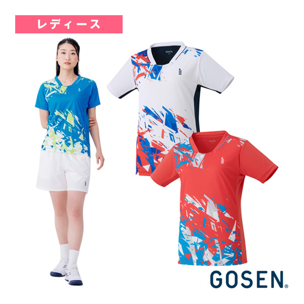 [ゴーセン ウェア（レディース） ]ゲームシャツ レディース T2653