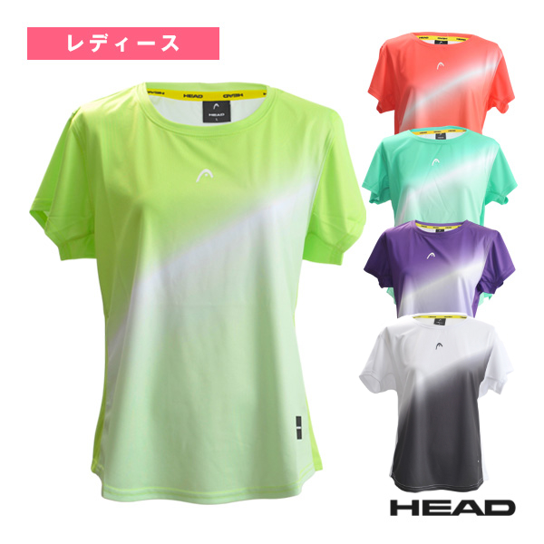 [ヘッド ウェア（レディース） ]ショートスリーブグラデーションメッシュTシャツ Shortsleeve Gradation Mesh T-shirt レディース 541138