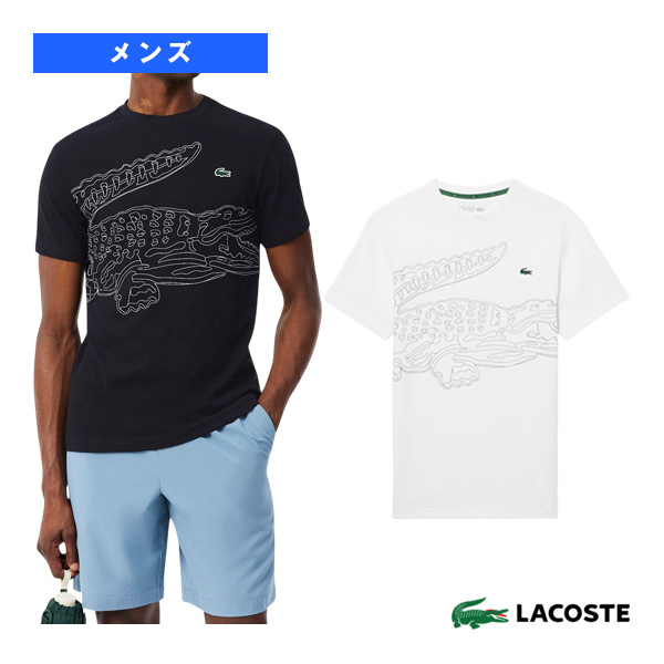 [ラコステ ウェア（メンズ/ユニ） ]オーバーサイズワニグラフィックウルトラドライTシャツ メンズ TH6682-99