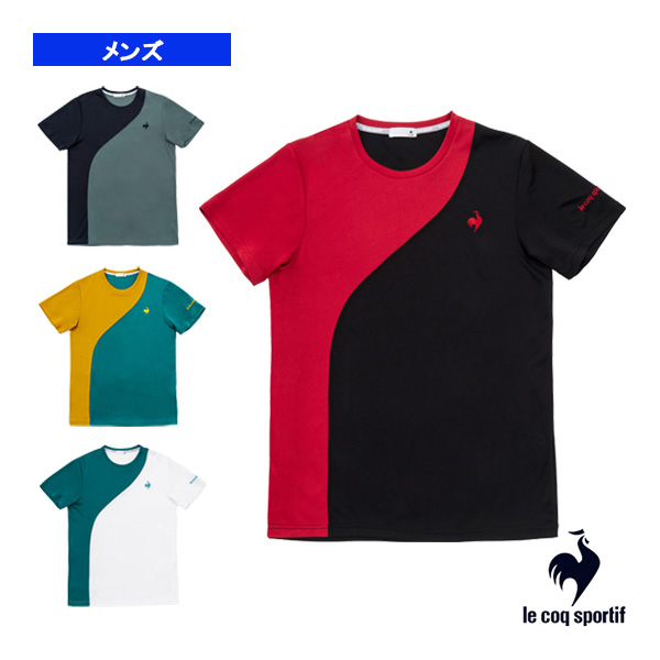 [ルコック ウェア（メンズ/ユニ）]カラー切替ゲームシャツ／メンズ（QTMWJA03）