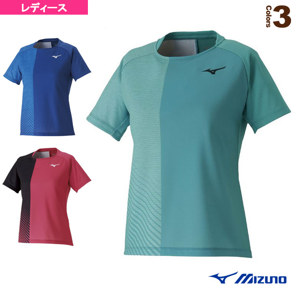 [ミズノ ウェア（レディース）]ゲームシャツ／ソフトテニス日本代表チーム着用モデル／レディース（62JA0216）