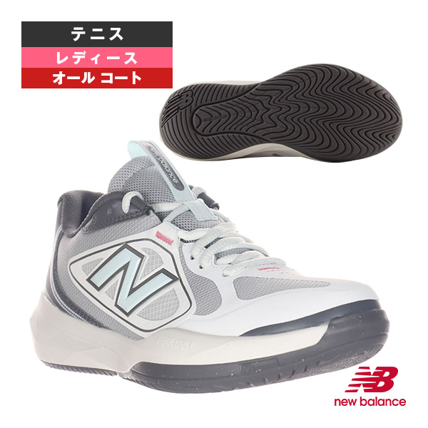 [ニューバランス シューズ ]フューエルセル796 FUELCELL 796 v5 H 2E （幅広） オールコート用 レディース W79676K2E