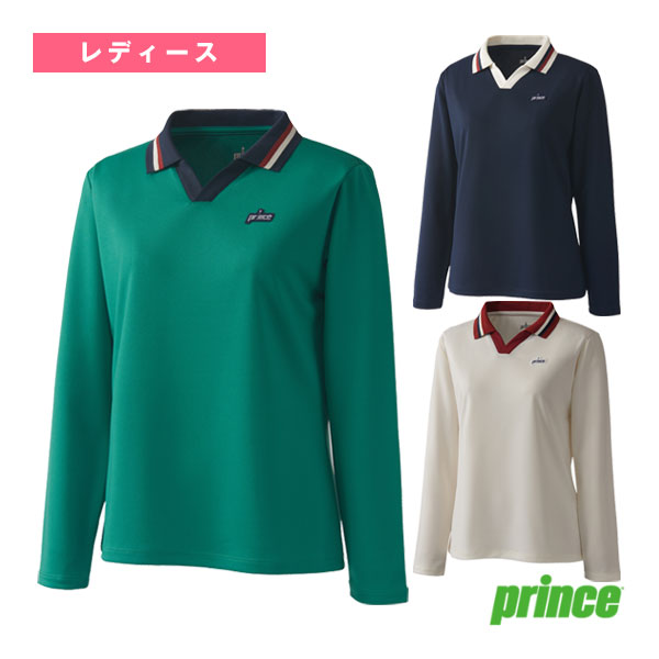 [プリンス ウェア（レディース） ]ロングスリーブポロシャツ レディース WF5081