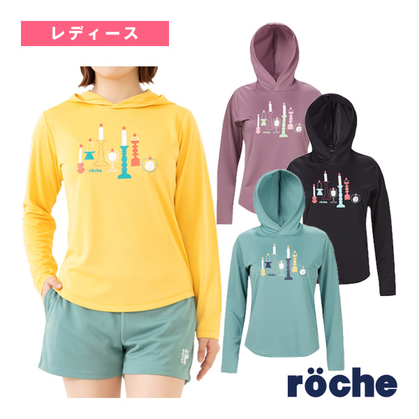 [ローチェ（roche） ウェア（レディース） ]2025年08月上旬【予約】フーデッド長袖Tシャツ レディース 259514