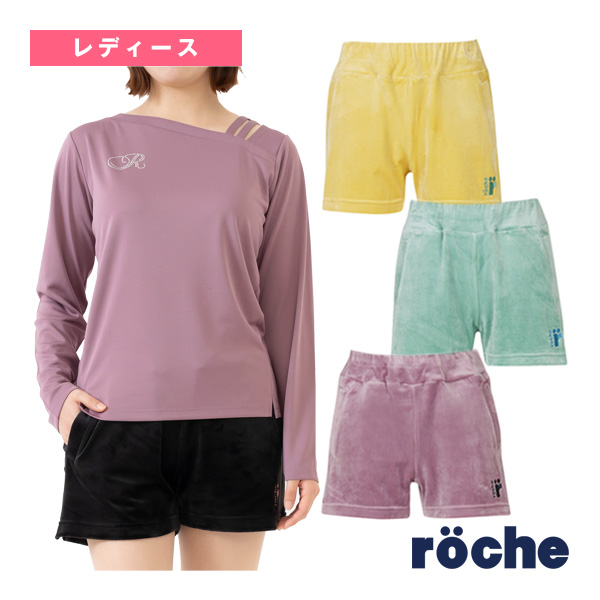 [ローチェ（roche） ウェア（レディース） ]2025年10月上旬【予約】ベロアショートパンツ レディース 259516