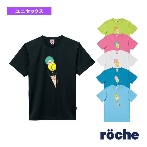 [ローチェ（roche） ウェア（メンズ/ユニ）]モンチッチrocheコラボTシャツ／ユニセックス（M0069）