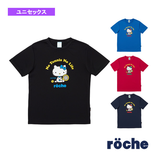 [ローチェ（roche） ウェア（メンズ/ユニ）]サンリオキャラクターズrocheコラボTシャツ／HELLO KITTY／ユニセックス（S0001）