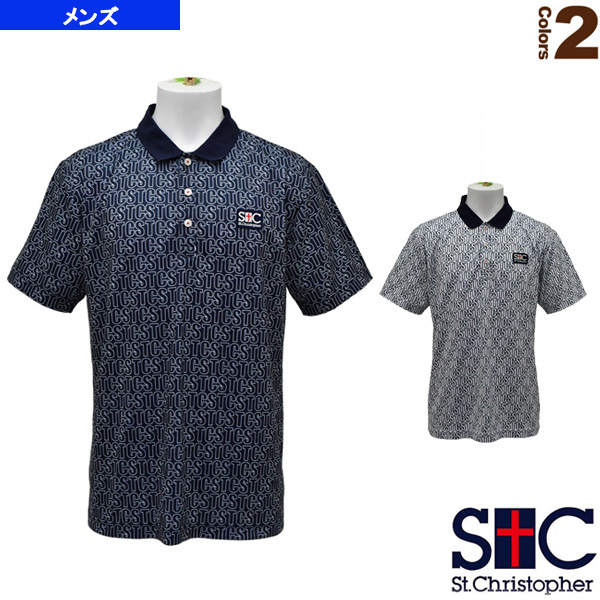 [セントクリストファー ウェア（メンズ/ユニ）]STC パターンポロシャツ／メンズ（STC-AHM5073）