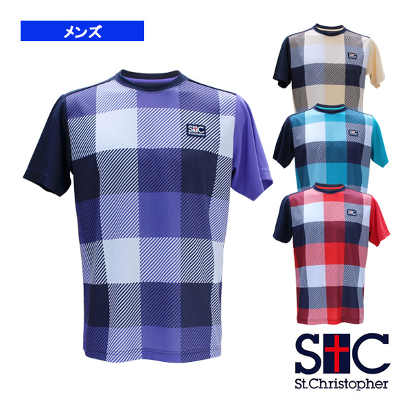 [セントクリストファー ウェア（メンズ/ユニ）]パネルチェックゲームシャツ／メンズ（STC-BCM5411）