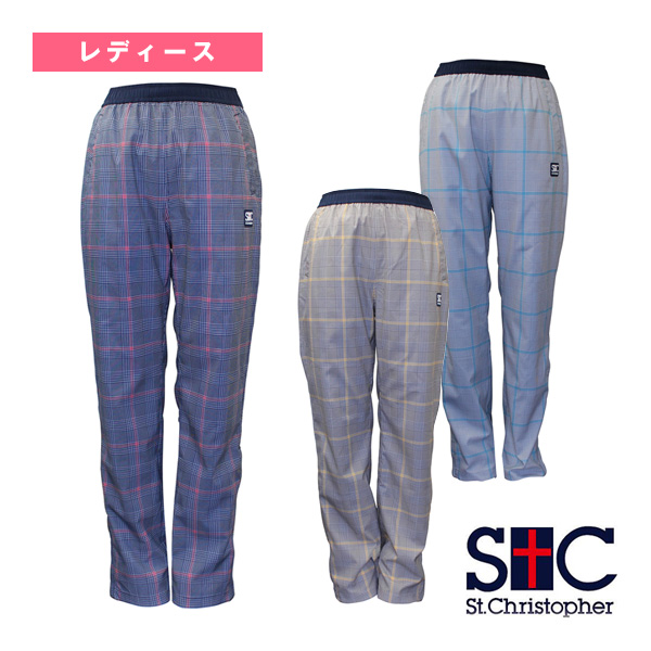 [セントクリストファー ウェア（レディース）]グレンチェックロングパンツ／レディース（STC-BDW6456）