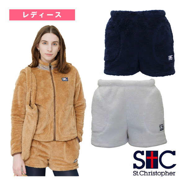 [セントクリストファー ウェア（レディース）]ファーフリースショートパンツ／レディース（STC-BDW6474）