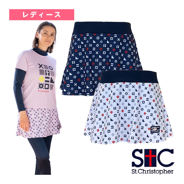 [セントクリストファー ウェア（レディース） ]チックタックトーフレアゲームスコート レディース STC-BEW6522