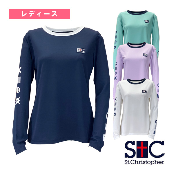 [セントクリストファー ウェア（レディース） ]チックタックトーロングスリーブ レディース STC-BEW6527