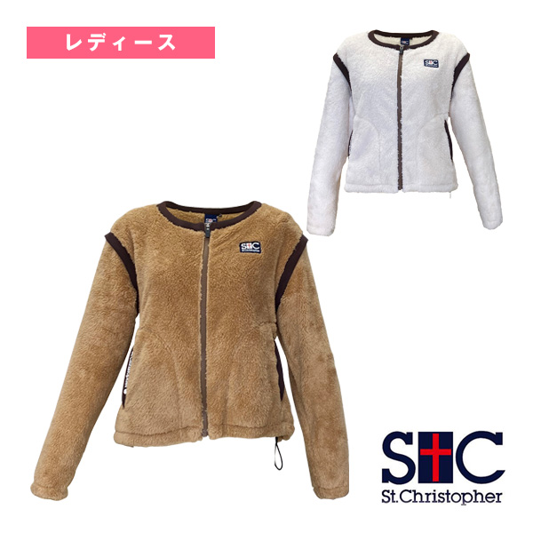 [セントクリストファー ウェア（レディース） ]ラウンドネックフリースブルゾン レディース STC-BEW6561