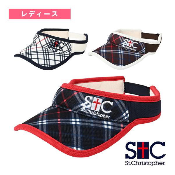 [セントクリストファー アクセサリ・小物 ]チェックバイザー レディース STC-BFA4090