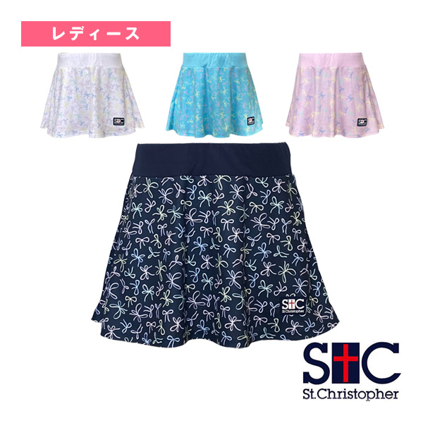 [セントクリストファー ウェア（レディース） ]リボンpatternスコート レディース STC-BFW2012