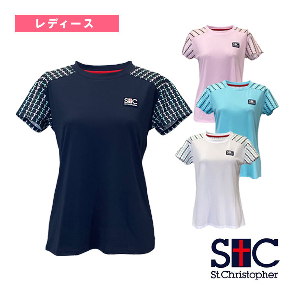 [セントクリストファー ウェア（レディース） ]T-ball patternシャツ レディース STC-BFW2031