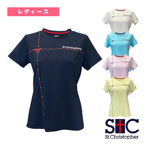 [セントクリストファー ウェア（レディース） ]リボンテープシャツ レディース STC-BFW2081