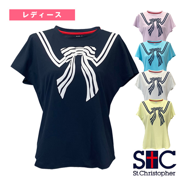 [セントクリストファー ウェア（レディース） ]リボンセーラーシャツ レディース STC-BFW2091