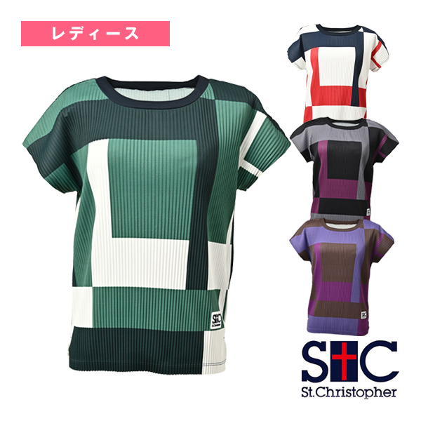 [セントクリストファー ウェア（レディース） ]プリーツゲームシャツ レディース STC-BFW6021