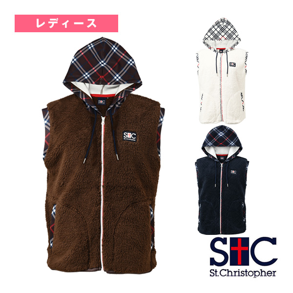 [セントクリストファー ウェア（レディース） ]パーカーベスト レディース STC-BFW6028