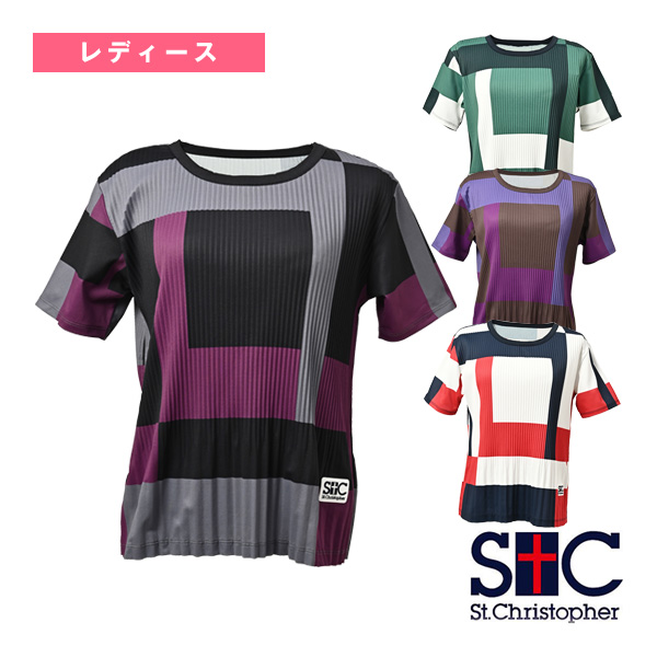 [セントクリストファー ウェア（レディース） ]プリーツゲームシャツ レディース STC-BFW6031