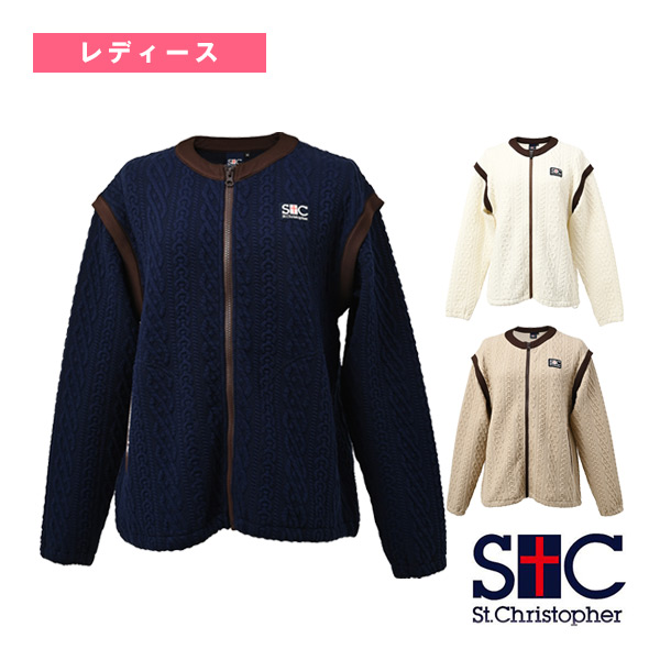 [セントクリストファー ウェア（レディース） ]丸首ブルゾン レディース STC-BFW6048