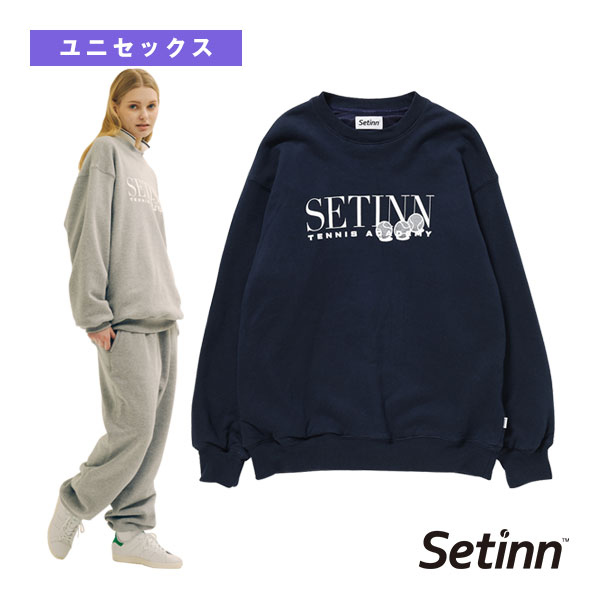 [セットイン（SETINN） ウェア（メンズ/ユニ）]アカデミークルースウェット／Academy Crew Sweat／ユニセックス（24F-021）