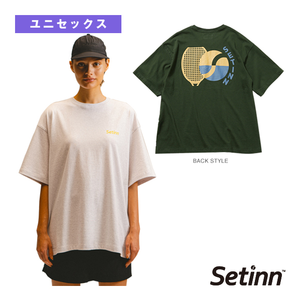[セットイン（SETINN） ウェア（メンズ/ユニ）]ラケットボールTシャツ／RacketBall TEE／ユニセックス（24S-011）